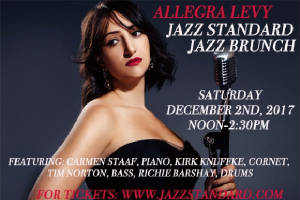 Allegra at the Jazz Standard poster.JPG