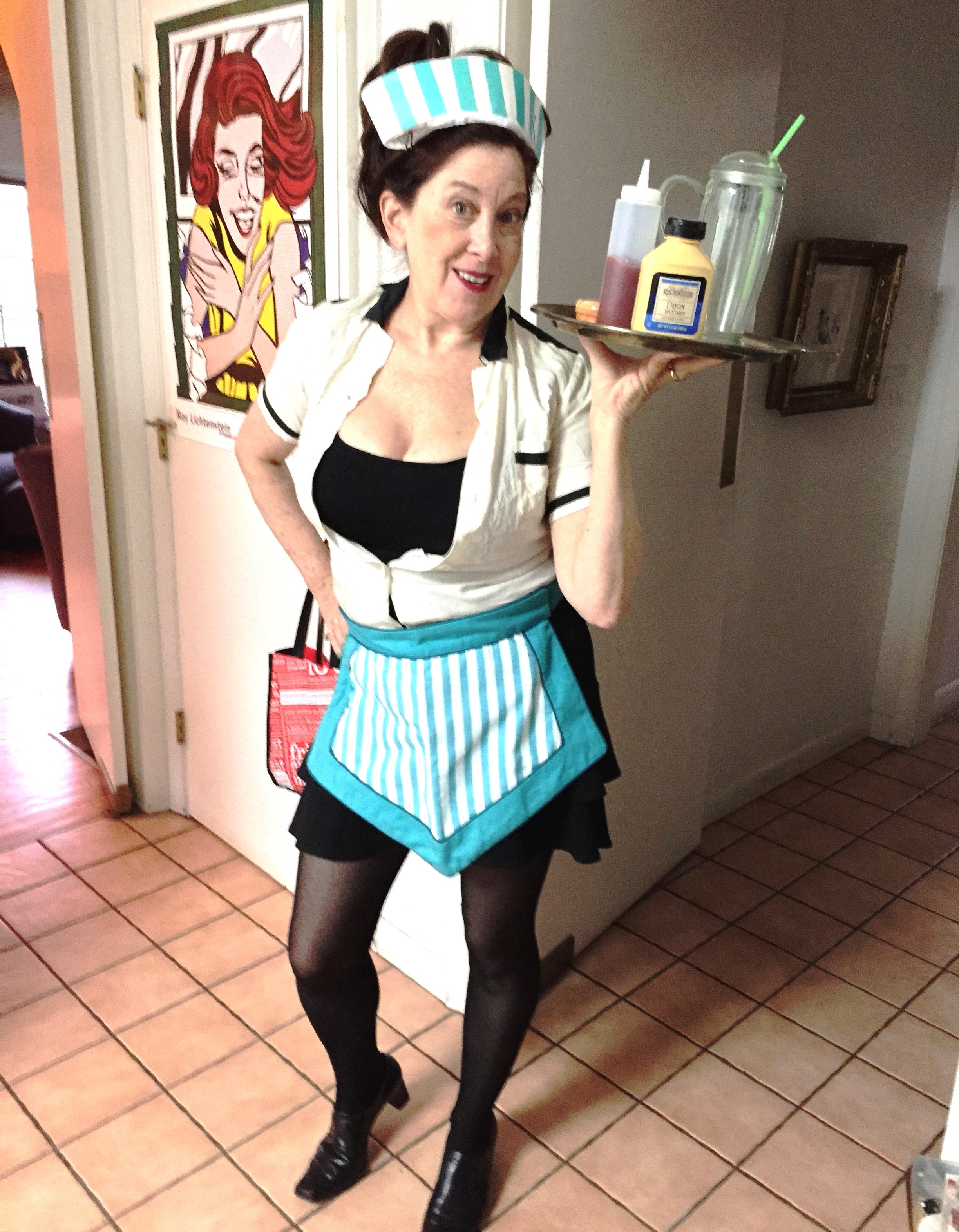 Pattie as diner waitress 2014.JPG