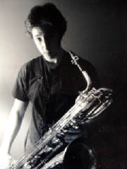 Aidan with saxophone.JPG