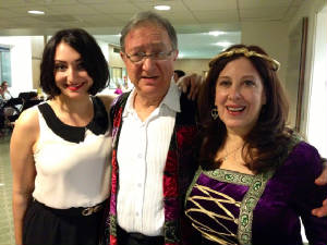 AllegraHarlanandPattieafterPurim2013.JPG