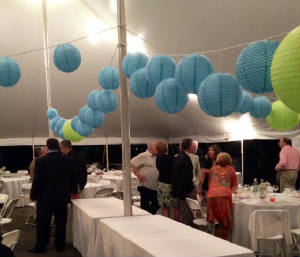 Art League fundraiser in tent.JPG