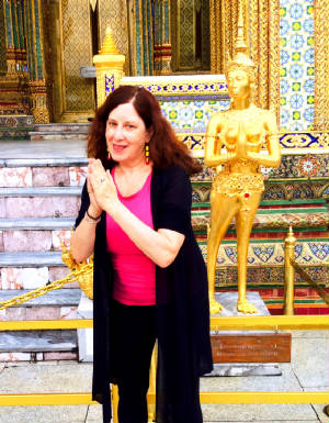 Pattie at Grand Palace in Bangkok.JPG