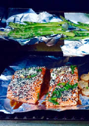 Grilling salmon on Roosevelt Island.jpg