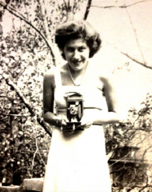 Bunnie young with camera.JPG