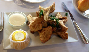 Fried artichokes at The Water Club.JPG