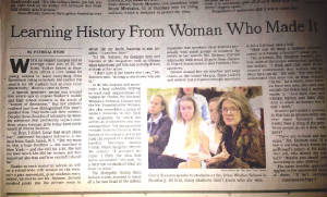 Gloria Steinem story I wrote.JPG