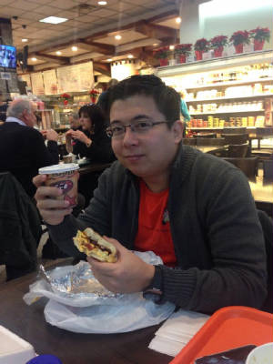 JP enjoyed breakfast at Best Bagel.jpg