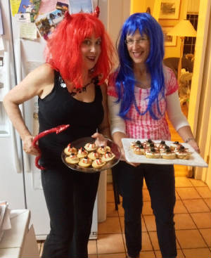 Sally and I made the same eyeball hors d'oeuvres.JPG