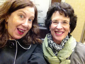 Sally and me on subway.JPG