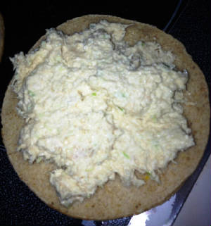 The Crown tuna on pita bread.JPG