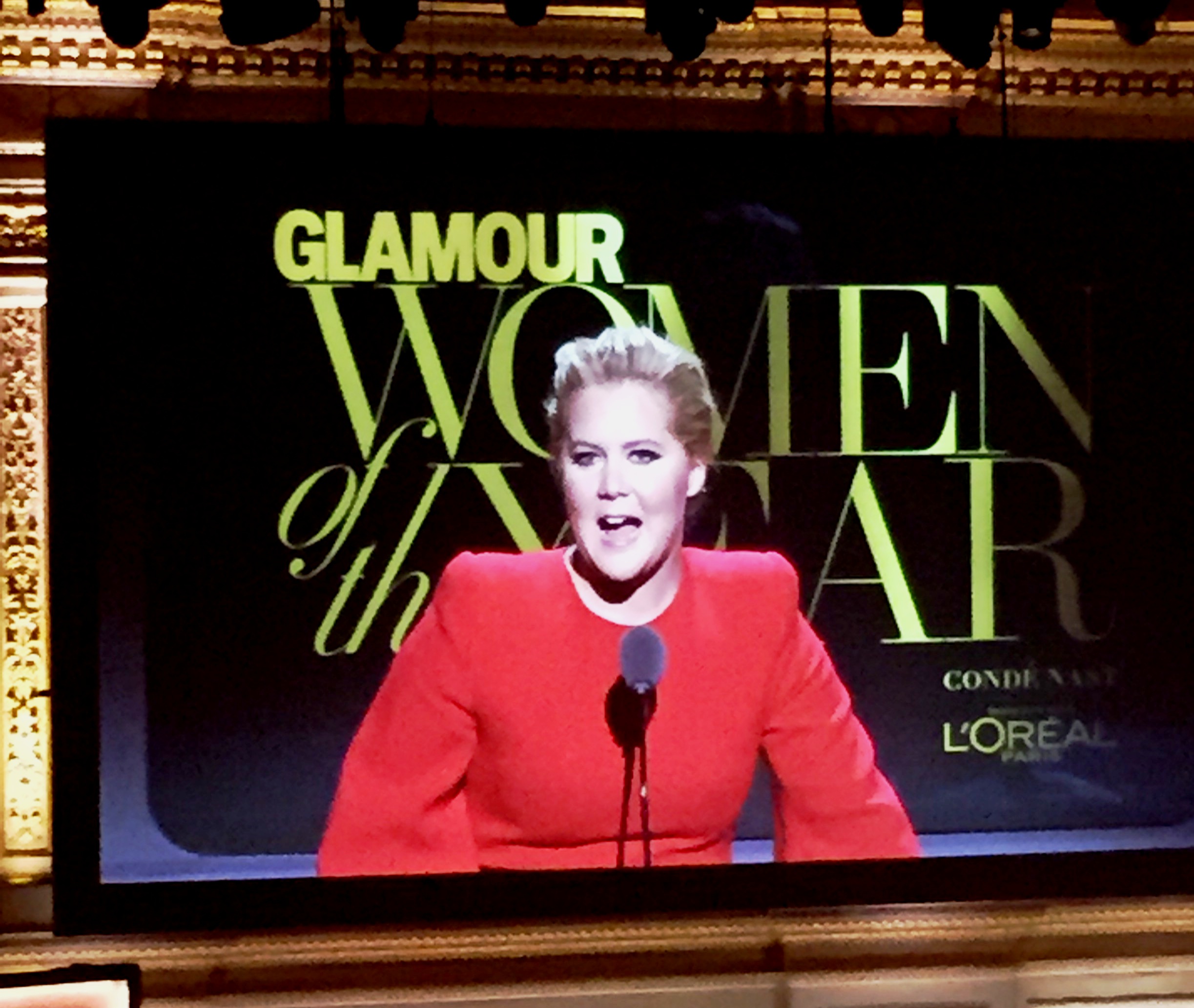 Amy Schumer at the Glamour awards.jpg