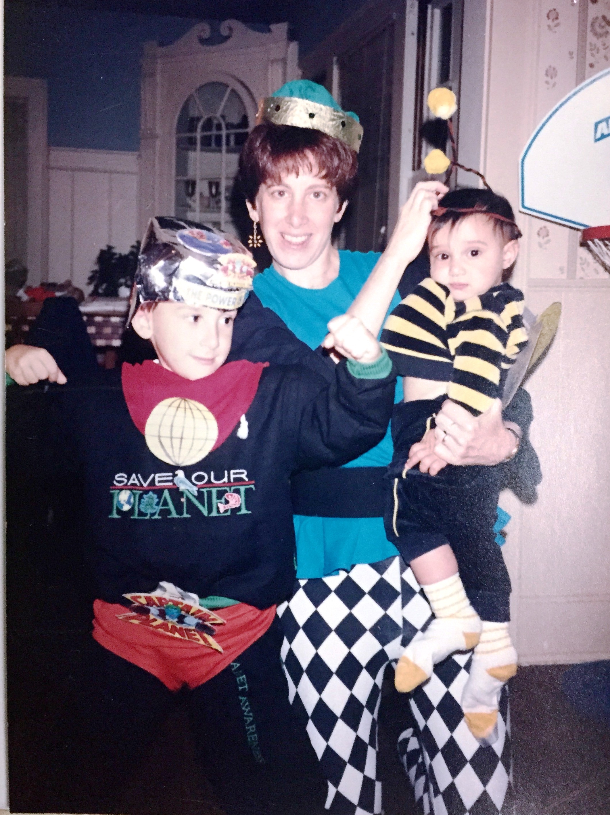 Halloween 1990 Aidan, babyAllegra and me.jpg