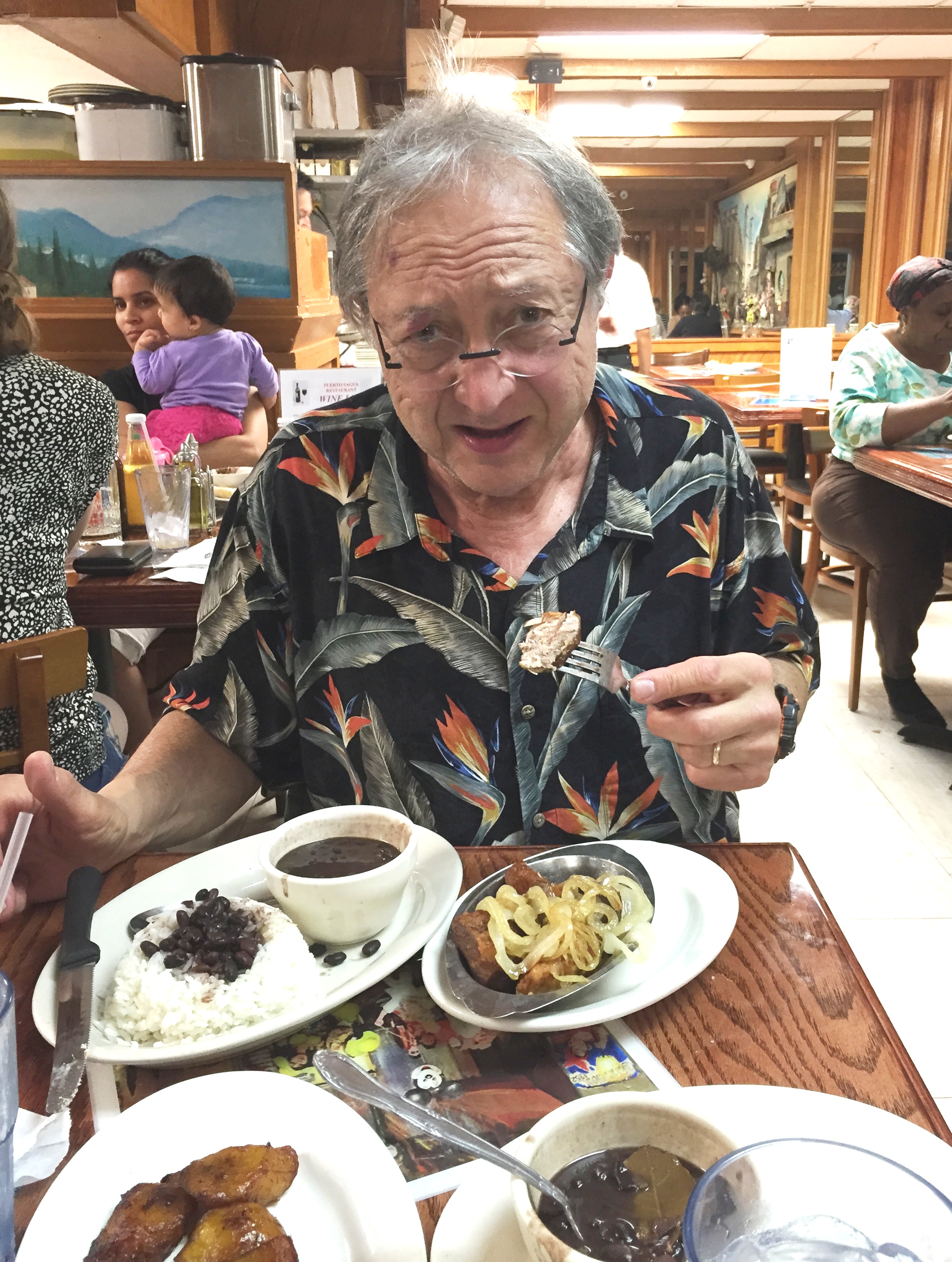 Harlan eating Cuban food at Puerta Sagua.jpg