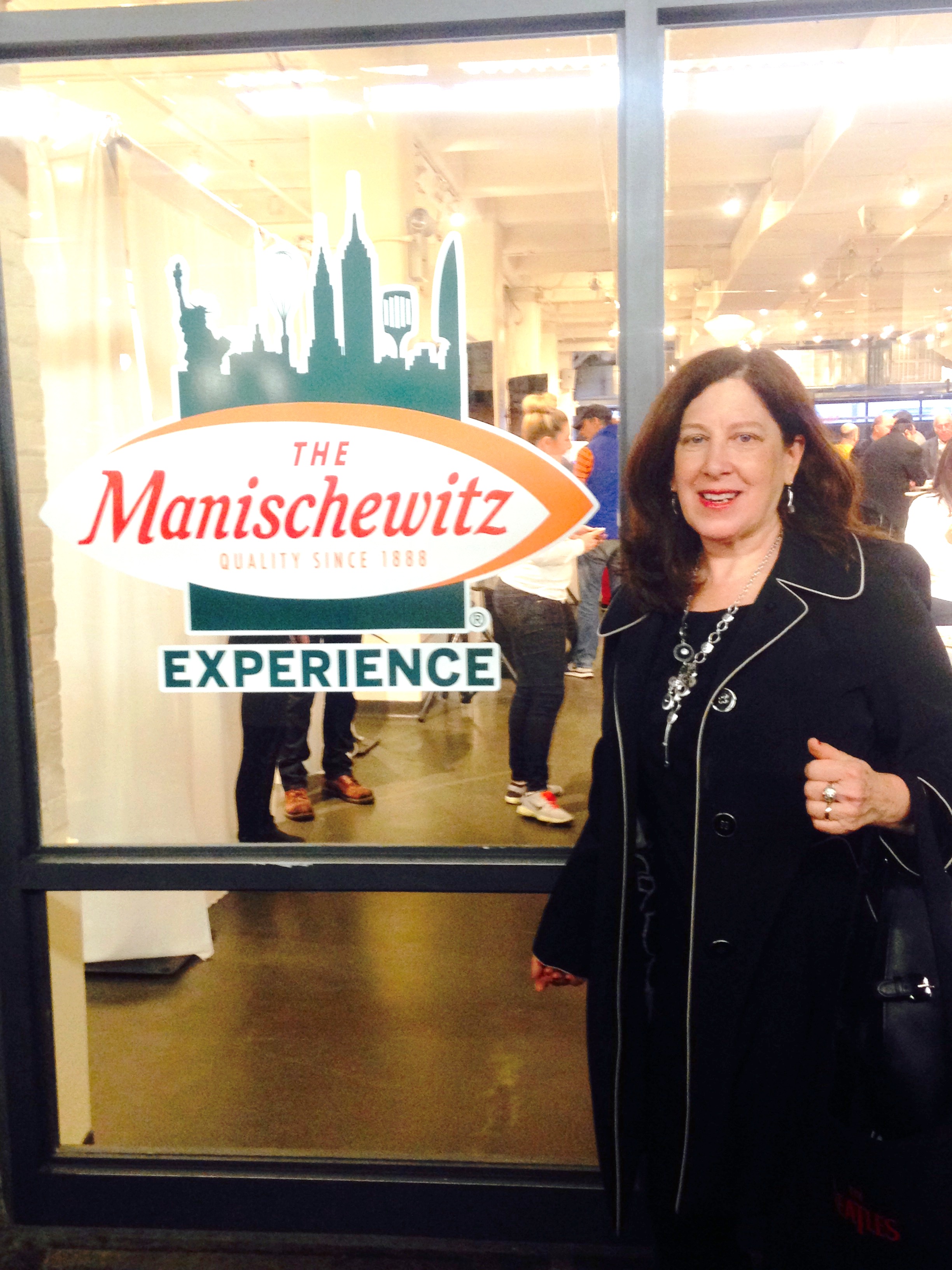 The Manischewitz Experience Pattie arriving.jpg