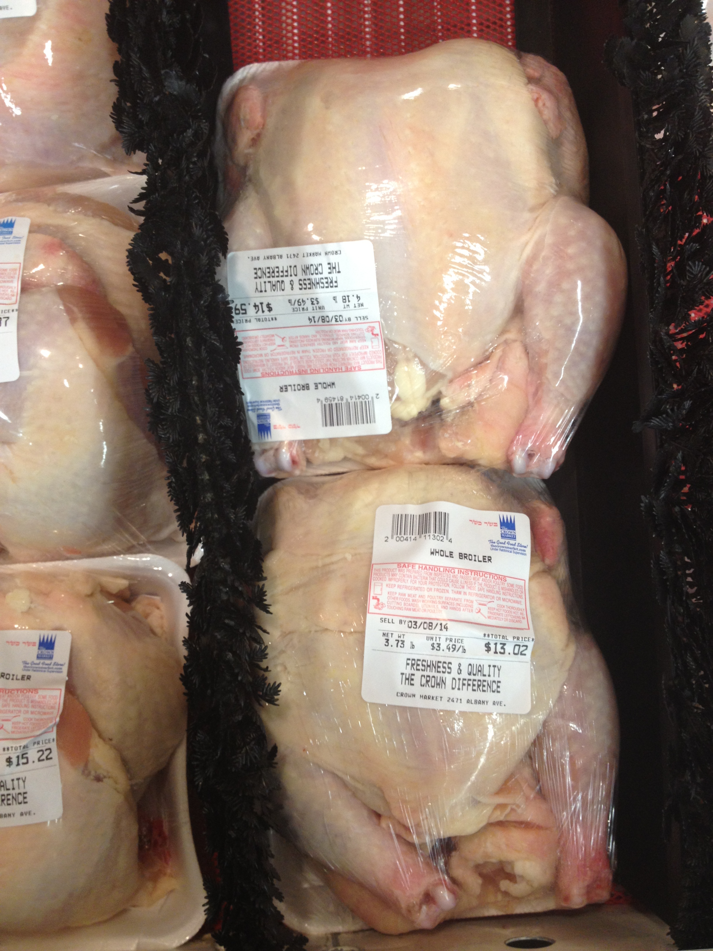 Kosher pullets at The Crown Market.JPG